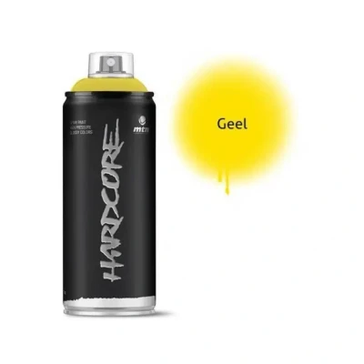 Afbeelding van MTN Gele spuitverf 400ml hoge druk en glans afwerking