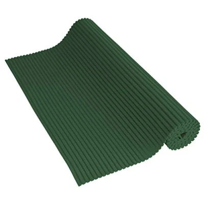 Afbeelding van Venilia Venisoft 56802 Zachte schuimmat, effen, donkergroen, antislip vloerbedekking, douchemat, badmat, antislipmat, pvc en polyester, 65 x 200 cm