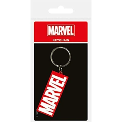 Afbeelding van Marvel Logo Rubberen Sleutelhanger