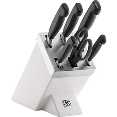 Afbeelding van Zwilling Four Star messenblok 7 delig wit