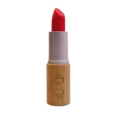 Afbeelding van Cosm.Ethics Bar Lipstick Glossy Warm Rood Duurzaam vegan