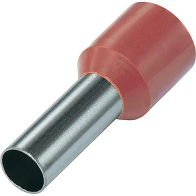 Afbeelding van Vogt Verbindungstechnik 460408 Adereindhulzen 1.5 mm² Deels geïsoleerd Rood 100 stuk(s)