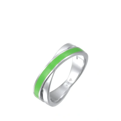 Afbeelding van Elli Wickel Ring, Dames, Maat: 54, Grün