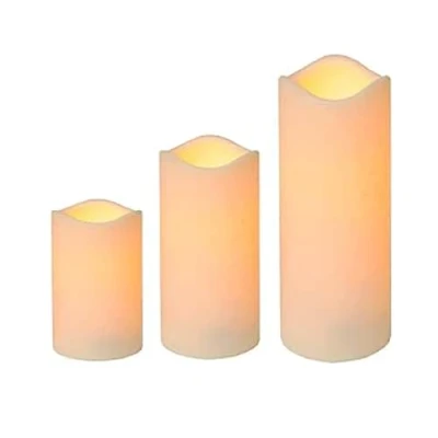 Afbeelding van LED kaarsenset &quot;Outdoor&quot;, 3 delig, met timer
