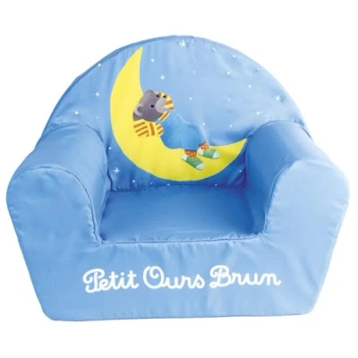 Image de Fauteuil club Jemini Petit Ours Brun Rouge