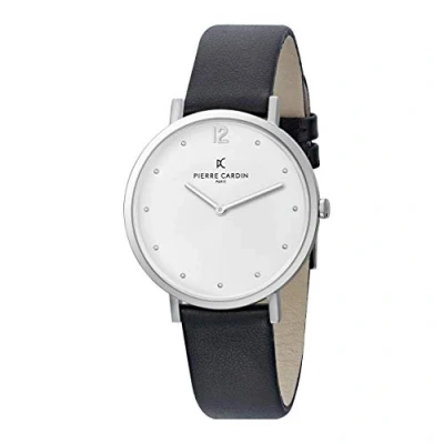 Afbeelding van Pierre Cardin Belleville Simplicity CBV.1007 Horloge Leer Zwart Ø 39 mm