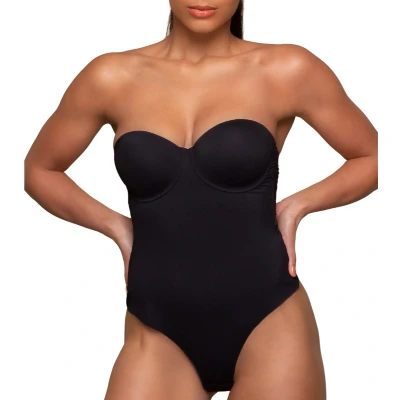 Afbeelding van Bye Bra Corrigerende Strapless Bodysuit, Met Beugel, Stevige Correctie, Shapewear Body, Zwart, S