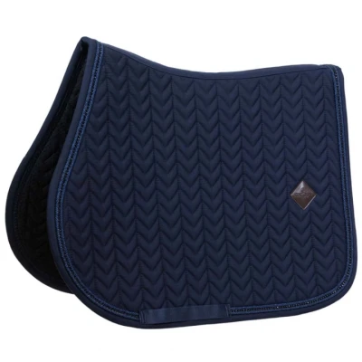 Afbeelding van Kentucky Zadeldekje Metal Chain Springen Navy Full
