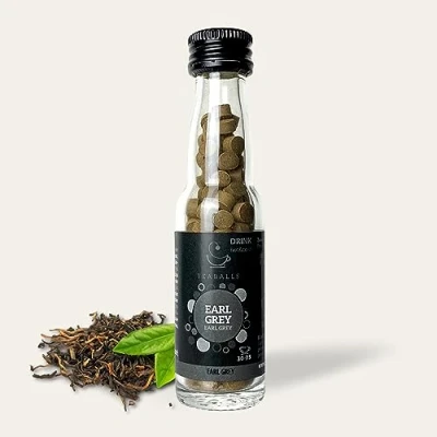 Afbeelding van Teaballs Aardgrijs (1 x 15 g) zwarte selectie ca. 150 voor ongeveer 30 tot 75 kopjes thee Bekend van: het ding van jaar