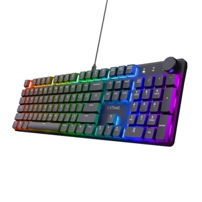 Afbeelding van Trust GXT 866 Torix Mechanisch gaming toetsenbord Full RGB White Switches