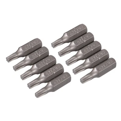 Afbeelding van Silverline Cr V T20 schroevendraaier bits, 10 pak