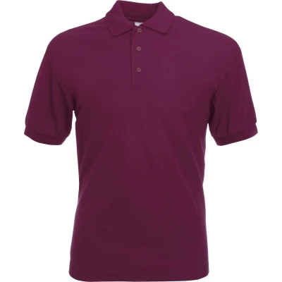 Afbeelding van Fruit of the Loom Herren Kleding Poloshirts Bourgogne M