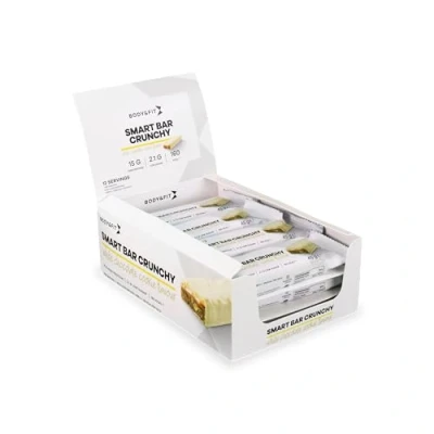 Afbeelding van Body &amp; Fit Smart Bars Crunchy Proteine Repen White Chocolate Cookies Protein Bar 12 eiwitrepen (12 x 45 gram)