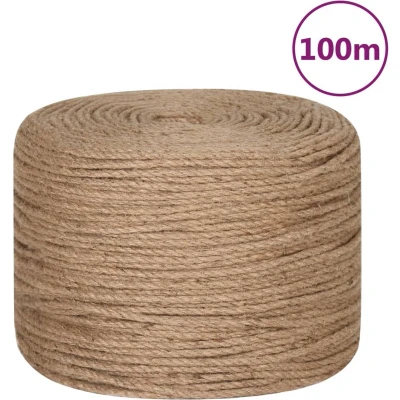 Afbeelding van Touw 100 m lang 4 mm dik jute