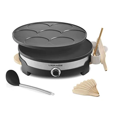 Afbeelding van Lagrange Crêpes pan, 1500 W, licht hout