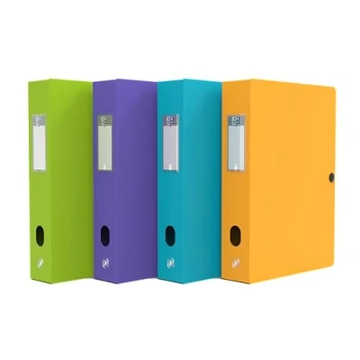 Image de Elba Modling Boite De Classement Pp Dos80 Couleurs Pastelles Assorties