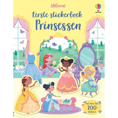 Afbeelding van Uitgeverij usborne eerste stickerboek prinsessen