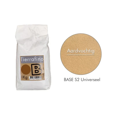 Afbeelding van Tierrafino Basis leem S2 testzakje 1kg zonder stro