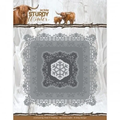 Afbeelding van Dies Amy Design Sturdy Winter Square