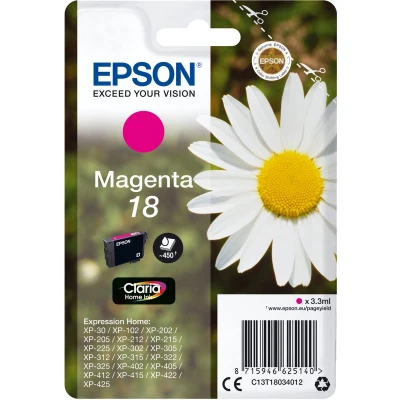 Afbeelding van Epson 18 Magenta Cartridge