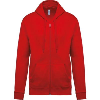 Afbeelding van Kariban Sweater met rits en capuchon K479 Red