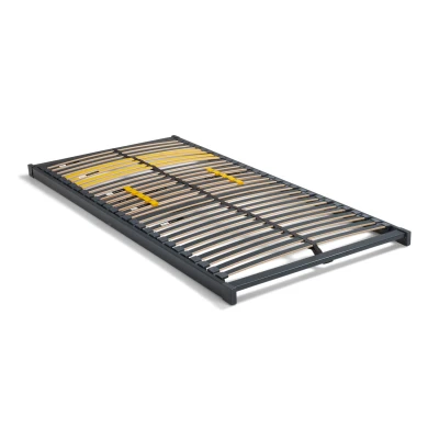 Afbeelding van Beter Bed Bossflex 400 Lattenbodem 70 x 200 cm Bedbodem Vlak Max. 120kg Antraciet/Geel