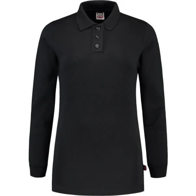 Afbeelding van Tricorp Dames Polosweater Casual Zwart Maat 3XL