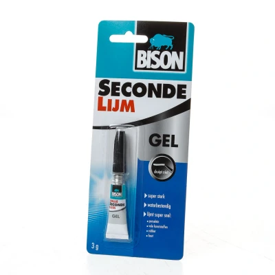 Afbeelding van 12x Bison Seconde Lijm Gel 3 gram