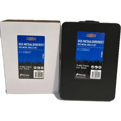 Afbeelding van Kelfort HSS metaalborenset 5% cobalt 19 delig