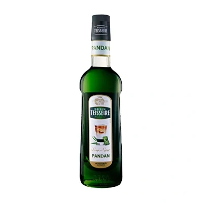 Afbeelding van Pandan Mathieu Teisseire siroop, voor dranken, cocktails, mocktails, koolzuurhoudende limonades, milkshakes, smoothies fles van 70 cl c