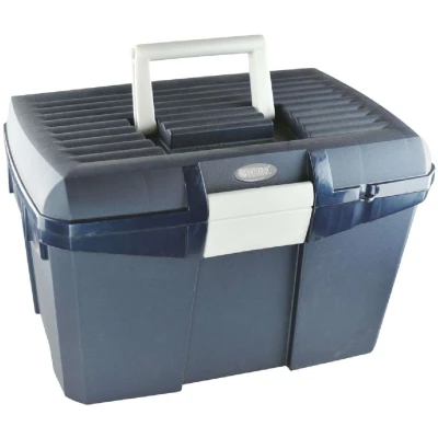 Afbeelding van Hippotonic Poetskoffer Navy/Grijs 40x27,5x24,5cm