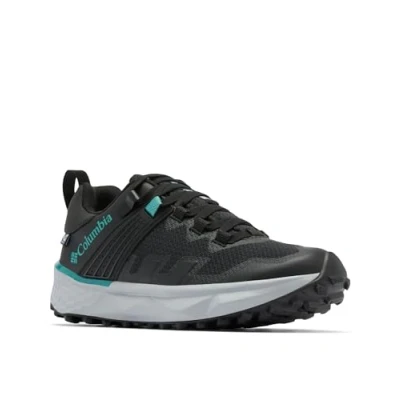 Afbeelding van Columbia Facet 75 Outdry waterdichte trekking en wandelschoenen, lage taille, dames, Zwart blauwgroen.