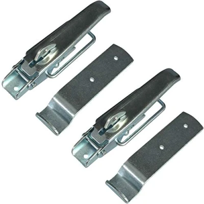 Afbeelding van Set van 2 excentrische sluitingen 210 mm met klemhouder voor autoaanhanger
