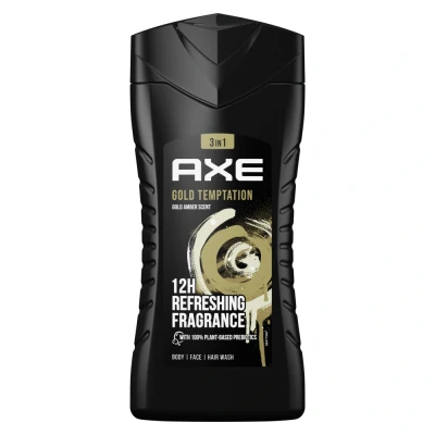 Afbeelding van Axe Gold Temptation 3 in 1 Douchegel 250 ml