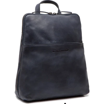 Afbeelding van The Chesterfield Brand Leren Rugzak Navy Bern