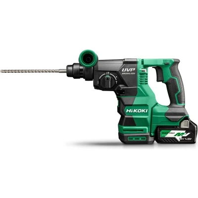 Afbeelding van HIKOKI DH3628DAWRZ 36V accu combihamer SDS Plus in HSC III (2x 2,5Ah MultiVolt + lader)