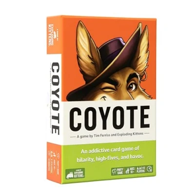 Afbeelding van Tim Ferriss and Exploding Kittens presenteert Coyote, 10 minuten, Coyote Card Game, Party Games, Leeftijd 10+, 3 8 spelers