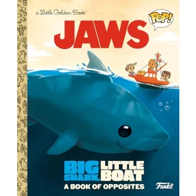 Afbeelding van Little Golden Book JAWS: Big Shark, Boat! A of Opposites (Funko Pop!)