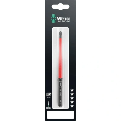 Afbeelding van Wera Kraftform Kompakt VDE 65 iS PZ 2 x 157 mm TIE SB Elektronica Pozidriv Verwisselbare kling