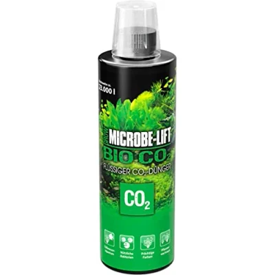 Afbeelding van MICROBE LIFT CO2 Bio 118 ml Innovatieve vloeibare meststof bevordert de plantengroei in zoetwateraquaria met microben en humuszuur, nitratenvrij.