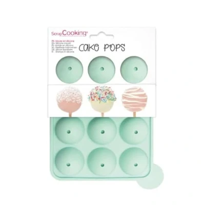 Afbeelding van SCRAP COOKING ScrapCooking 3171 Cake Pops bakvorm, siliconen, 21,5 x 12,5 4 cm, roze