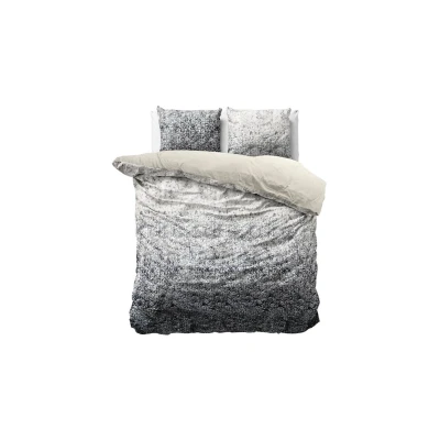 Afbeelding van Dekbedovertrek Lits Jumeaux 240x200 Dreamhouse Velvet Grijs