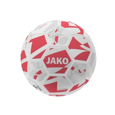 Afbeelding van JAKO Contrast wit/koraal 4 trainingsbal