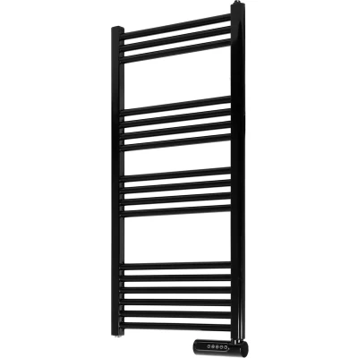 Afbeelding van Eurom Sani Towel 750W Black Badkamerkachel 5x50x105 cm 12,1 kg Elektrisch Sierradiator Met Timerfunctie Aansluitspanning: 220 240 V/50 Hz