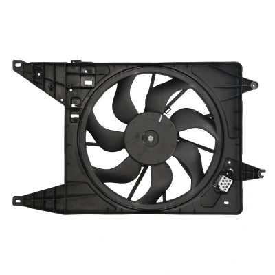 Afbeelding van THERMOTEC D8R004TT Radiator Ventilator 380, 380 12 320 Met ventilatorraamwerk VOLKSWAGEN: Passat B6 Saloon, DACIA: Logan I MCV