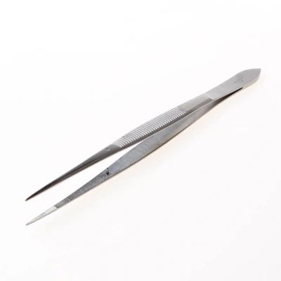 Afbeelding van Adola Pincet spits recht RVS grijs 16cm 5428
