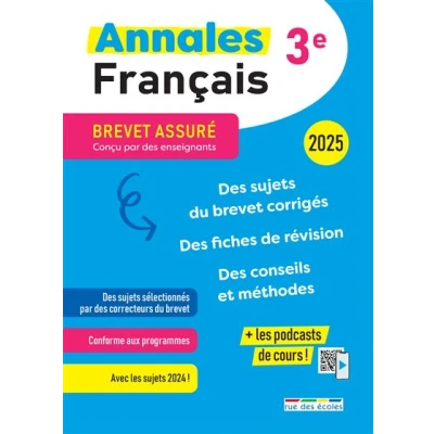 Image de Brevet assuré Annales Français 3e 2025