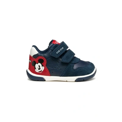 Afbeelding van Geox Zapito Babyschoenen voor kinderen, Maat: 21, Navy red Schoenen