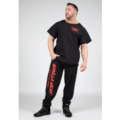 Afbeelding van Gorilla Wear Augustine OLD School Trainingsbroek, Heren, Maat: L/XL, Red