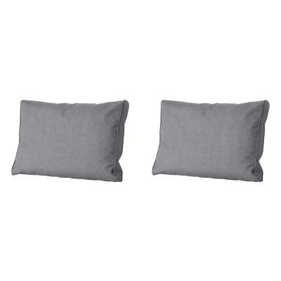 Afbeelding van Madison Lounge Rugkussen Oxford grey Ca. 40x60 cm Set van 2
